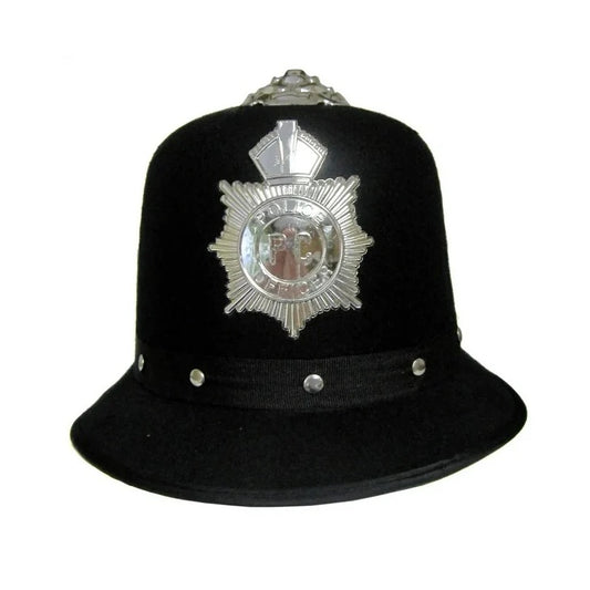 English Bobby Keystone Cop Hat - Studded - Costume Accessory - Smaller Size