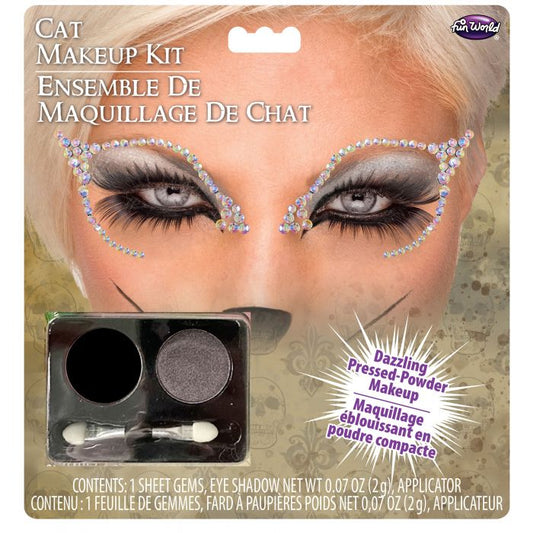 Dazzling Eye Décor Makeup Kit - Face Jewels - Costume Accessories - 2 Styles