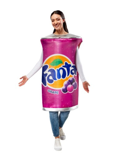 Can of Fanta Grape - Coca-Cola - Foam Tunic - Costume - Adult