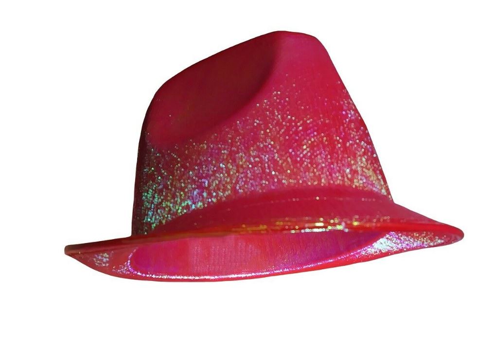 Iridescent Fedora -1920's - 1980's - Costume Accessory - Teen Adult - 2 Colors