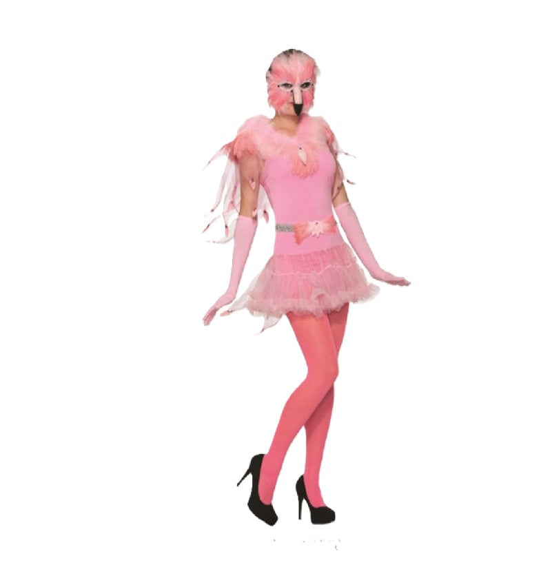 Pink Flamingo Wings - Feathers - Costume Accessory - One Size