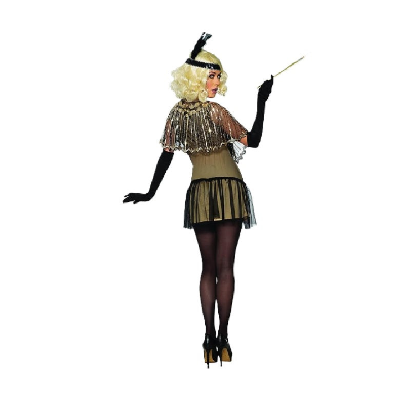 Flapper Capelet - Sheer - 1920's - 1970's - Costume Accessory - 2 Colors