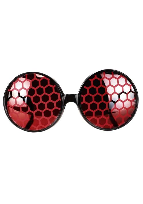 insect goggles Black/Red Fly Glasses - Bug - Insect - Costume Accessories