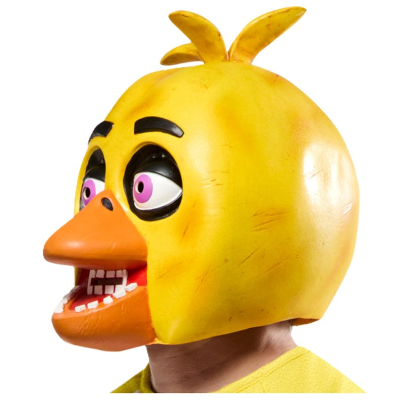 Chica Latex Overhead Mask - FNAF - Licensed Costume Accessory