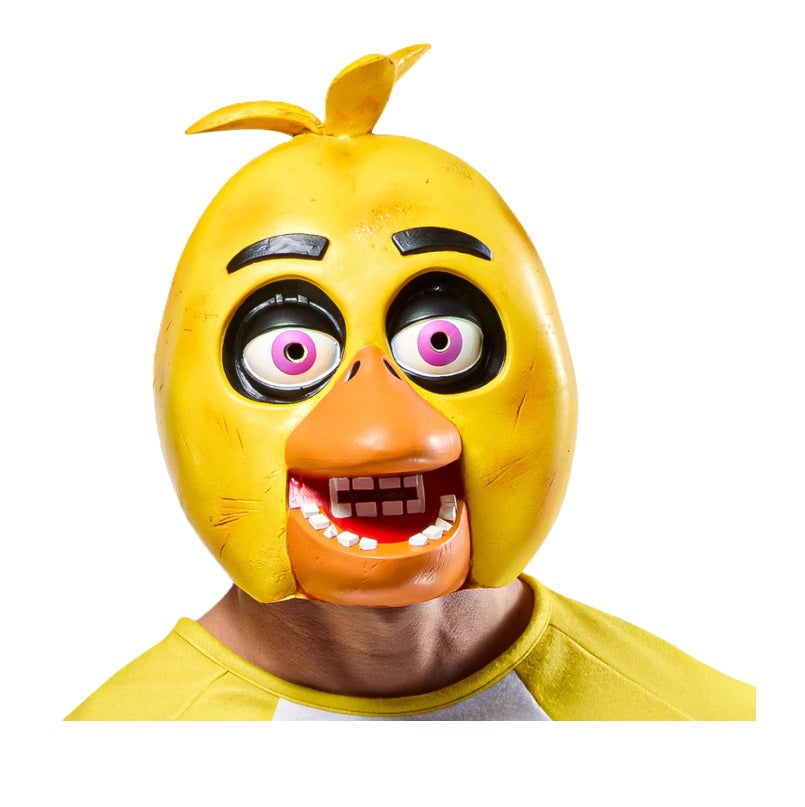 Chica Latex Overhead Mask - FNAF - Licensed Costume Accessory