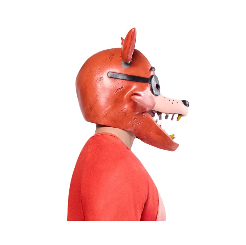 Foxy Latex Overhead Mask - FNAF - Licensed Costume Accessory