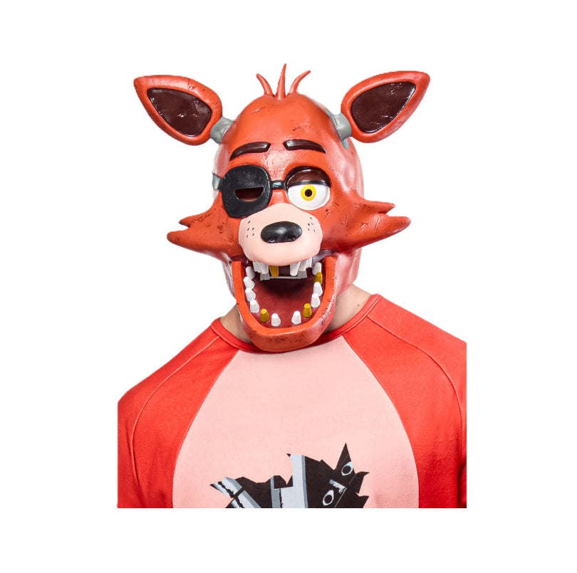 Foxy Latex Overhead Mask - FNAF - Licensed Costume Accessory