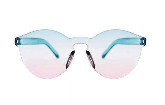 Frameless Ombre Glasses - Pastel - 1980's - Costume Accessory - Teen Adult