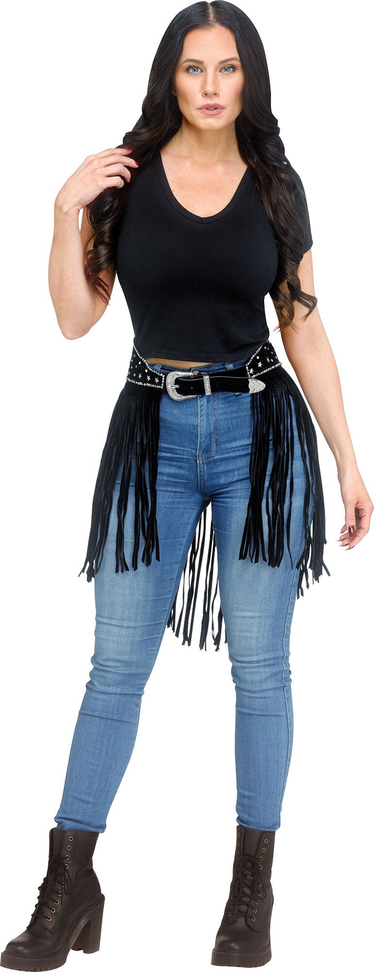 Cowgirl Fringe Belt - Festival - Pop Star - Costume Accessories - 4 Colors
