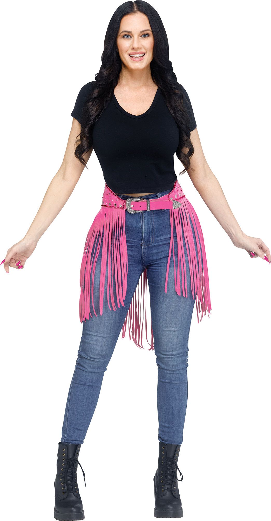 Cowgirl Fringe Belt - Festival - Pop Star - Costume Accessories - 4 Colors