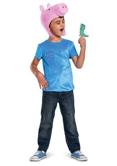 George - Peppa Pig - Nickelodeon - Classic Costume - Boys/Toddler - 2 Sizes