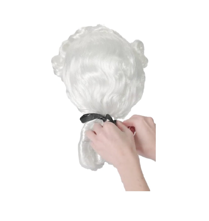 White Colonial Wig - Washington - Revolution - Costume Accessory - Child