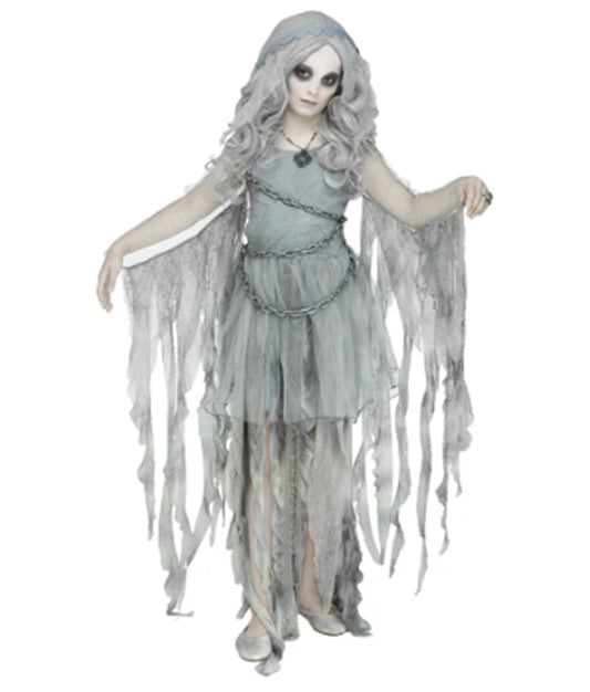 Enchanted Ghost - Chained - Gray - Costume - Child - 3 Sizes