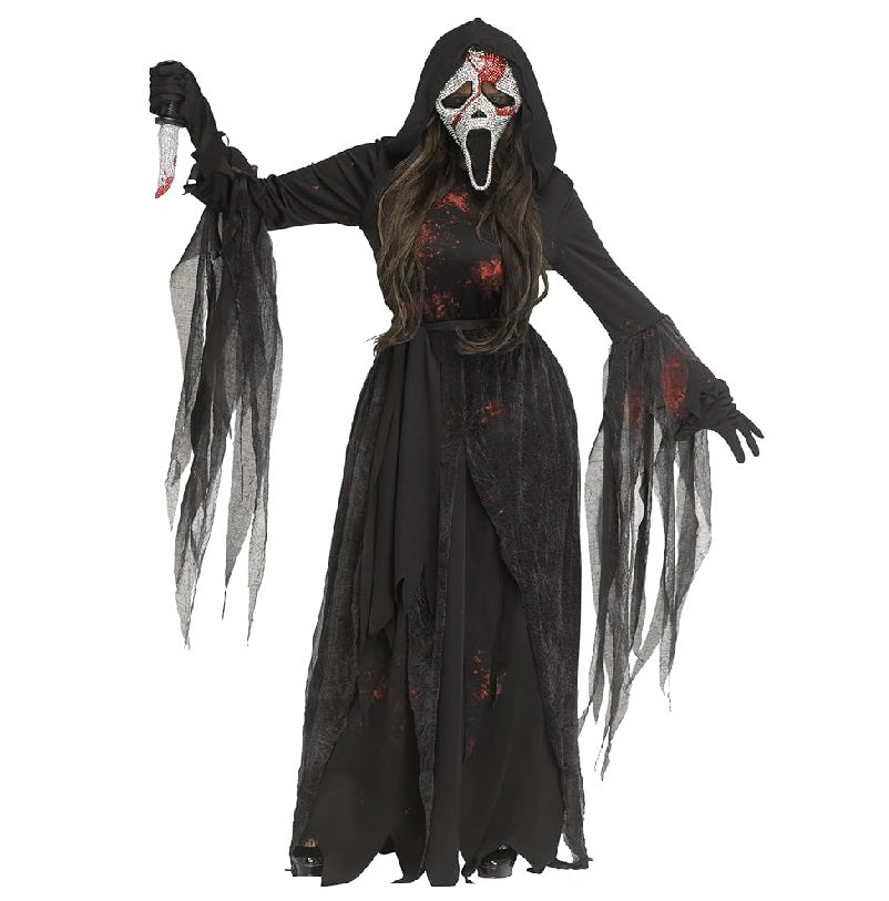 Bloody Bling Scream Ghostface® - Licensed Costume - Women - 2 Sizes