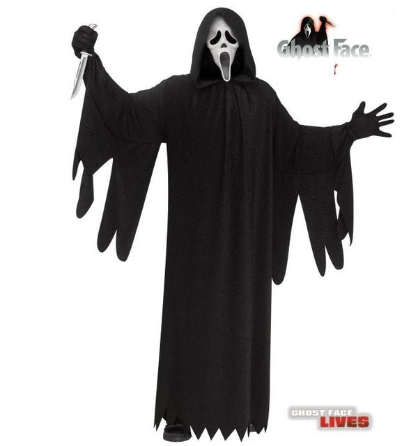 Ghostface Robe Mask Scream Ghostface® 25th Anniversary Robe & Mask - Costume - One Size ...