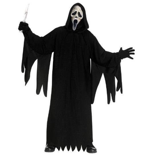 Scream Ghostface® Aged Robe Mask - Offiziell lizenziert - Deluxe-Kostüm - Erwachsene