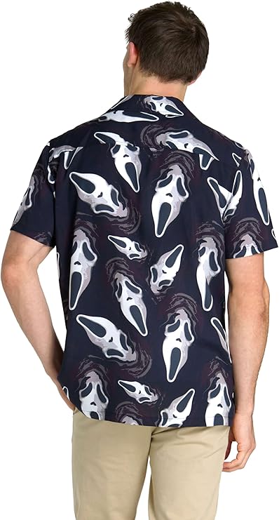 Ghostface® Hawaiian Shirt - Scream - Costume - Fashion - Men - 2 Sizes