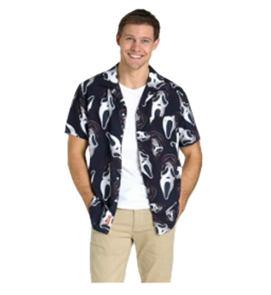 Ghostface® Hawaiian Shirt - Scream - Costume - Fashion - Men - 2 Sizes