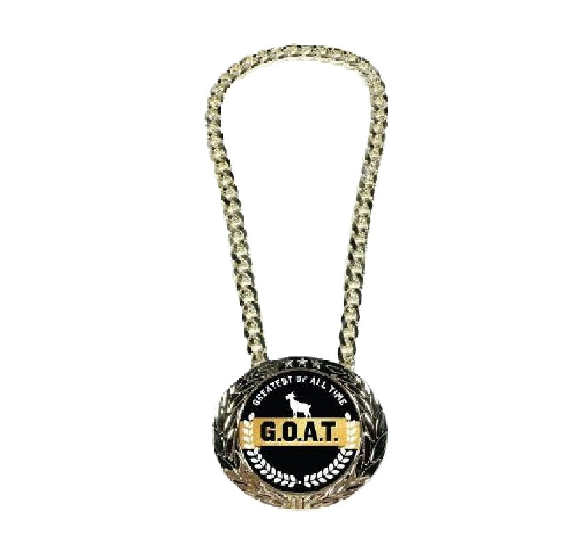 G.O.A.T Mask & Medallion with Chain - Costume Accessory - One Size