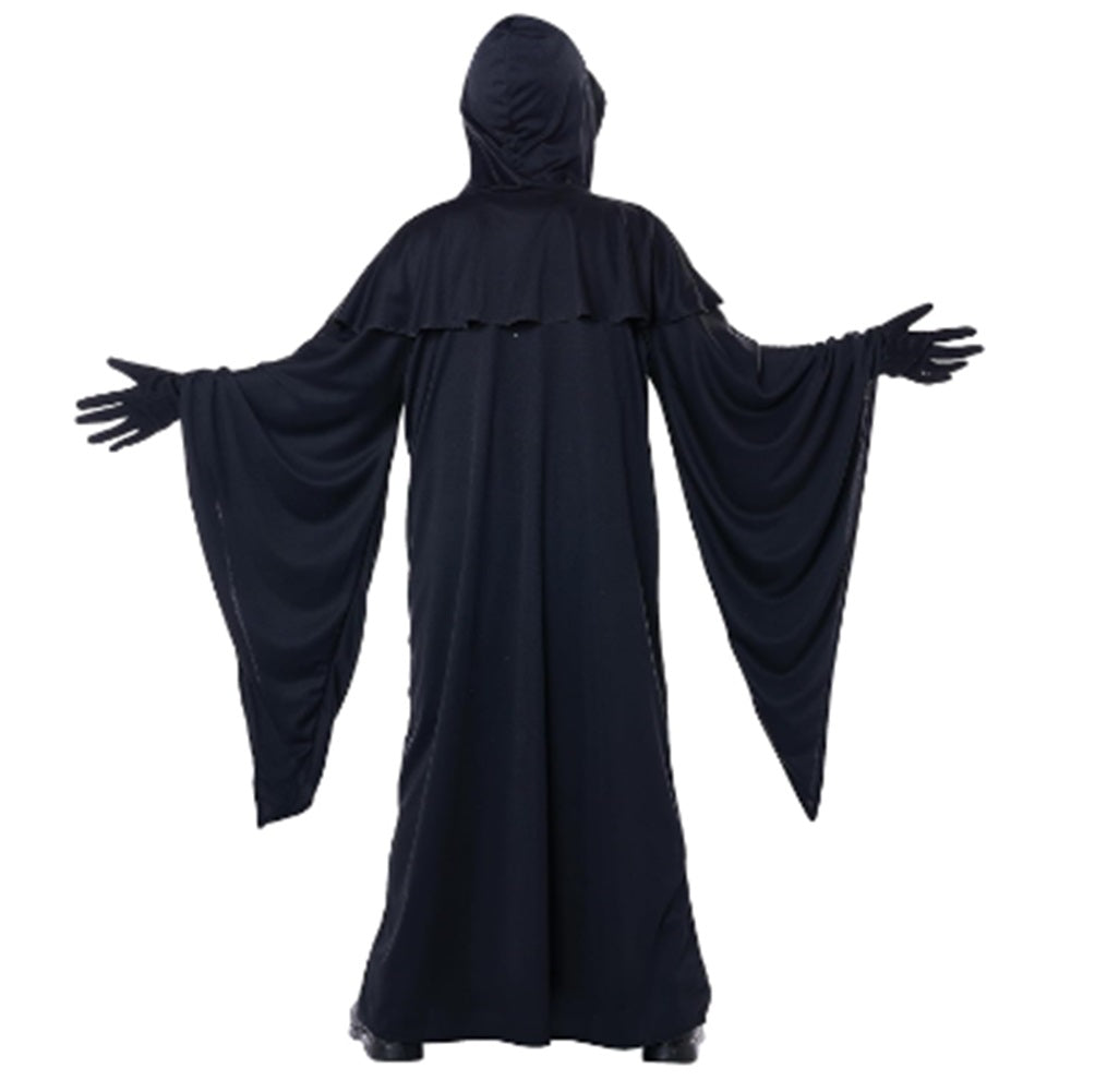 Horror Robe Grim Reaper - Hooded Horror Robe - Black - Costume - Child - 3 Sizes ...
