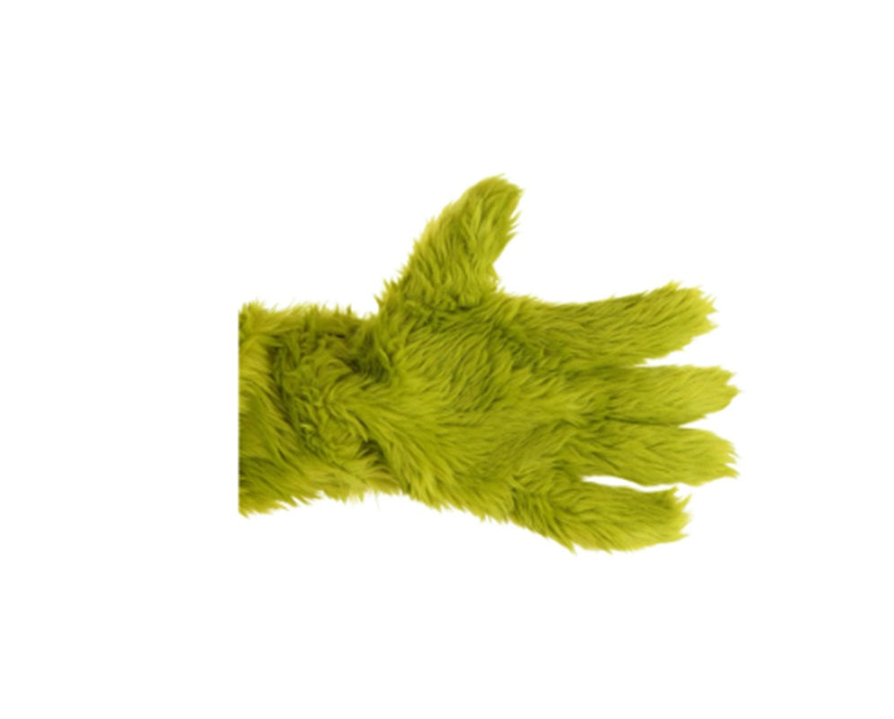 Grinch Gloves - Green - Christmas - Deluxe Costume Accessories - One Size