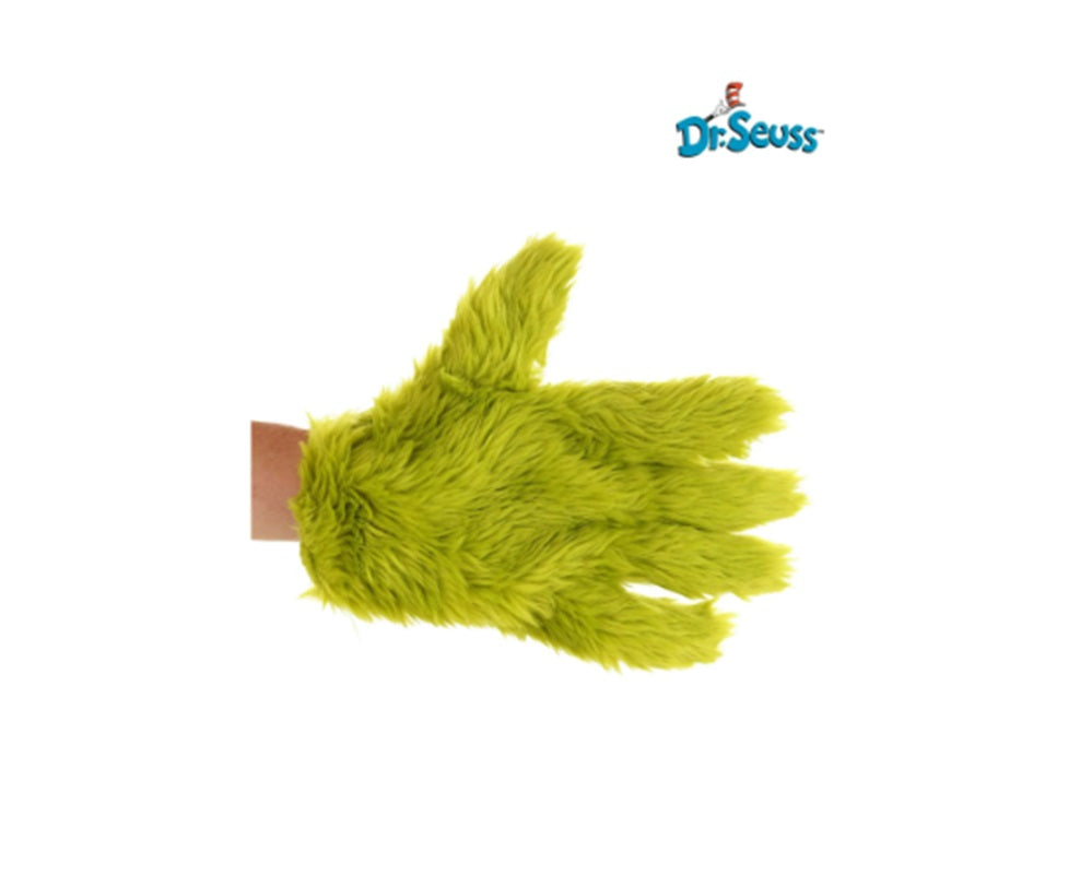 Grinch Gloves - Green - Christmas - Deluxe Costume Accessories - One Size