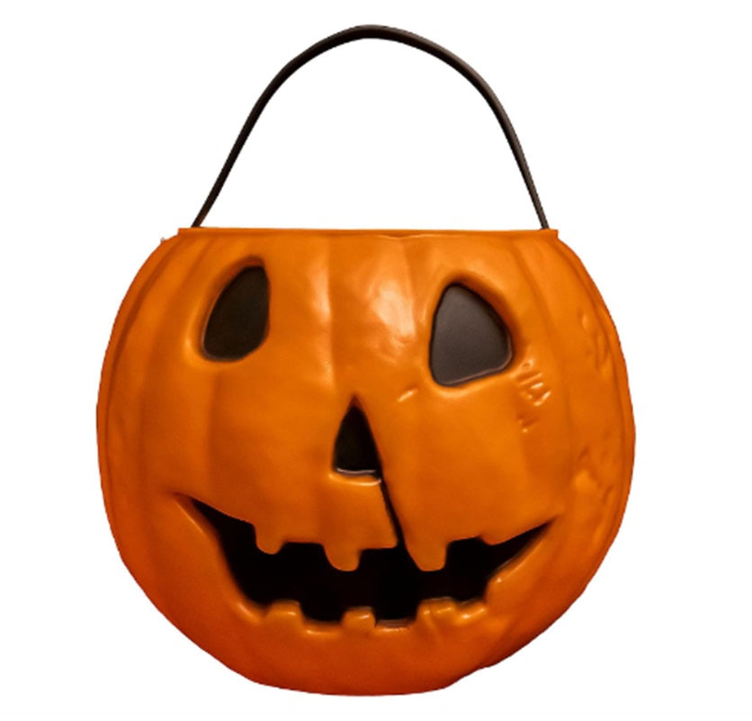 Pumpkin Pail - Halloween 1978 - Licensed - Decor - Costume Accessory Prop