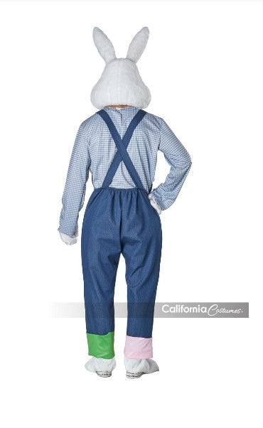 Happy Easter Bunny Rabbit - Overalls - Mascot Costume - 2 Sizes