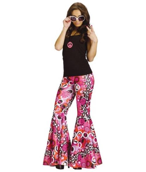 Groovy Psychedelic Bell Bottoms - 60's - 70's - Costume - Women - Small/Medium