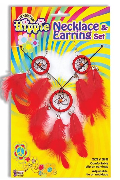 Conjunto de accesorios Dream Catcher - Años 60 y 70 - Accesorio de disfraz - Mujer Adolescente