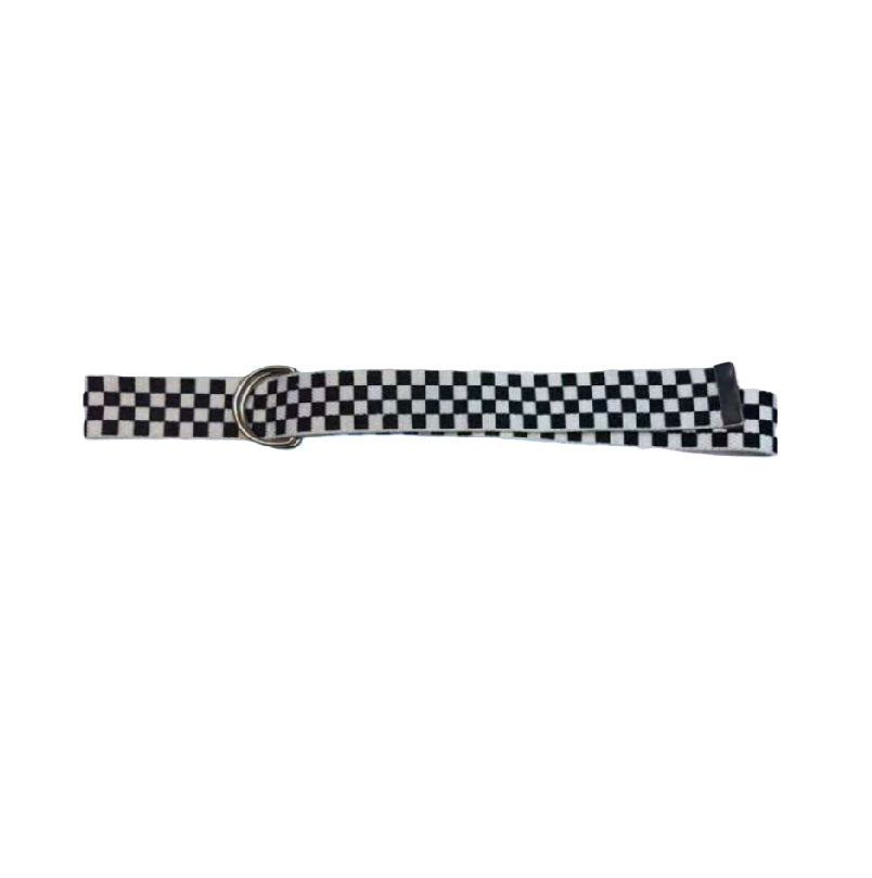 80's 89's Checkered Belt - 44" - Pop Star - Y2K - Costume Accessory - One Size