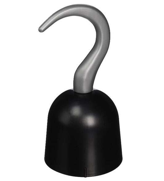 Plastic Pirate Hook - Black/Gray - Costume Accessory Prop
