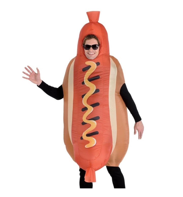 Hot Dog - Inflatable - Costume - Adult Unisex - One Size