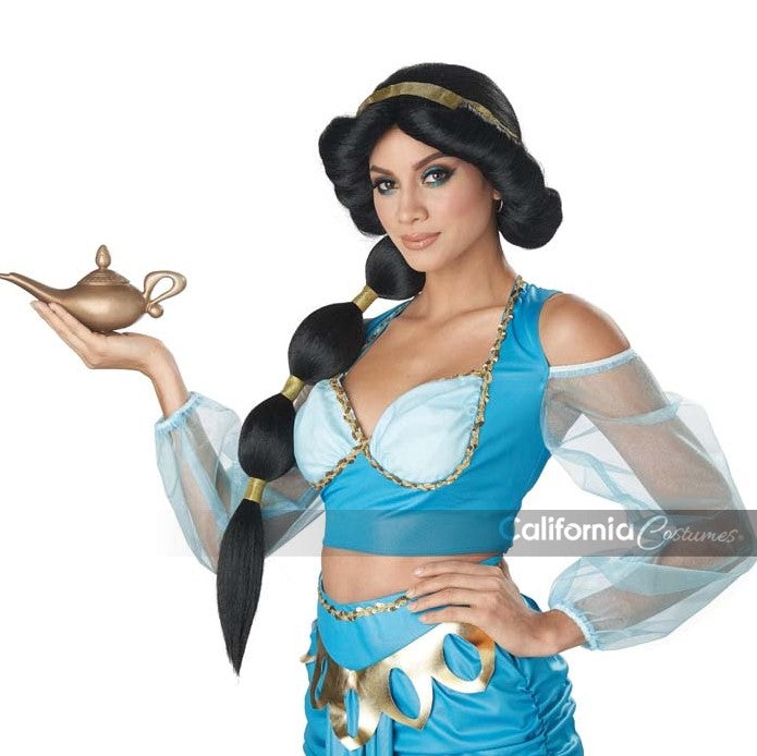 Princess Jasmine Wig - Black - Costume Accessory - Women Teen