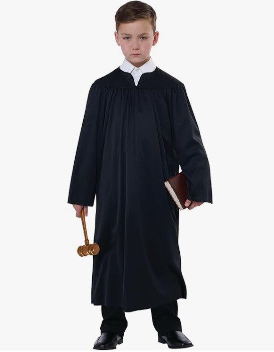 Judge Robe - Colonial - Graduation - Costume - Unisex - Child - 2 Sizes