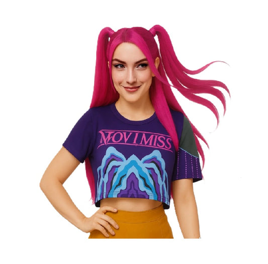 Anime Hunter Pink Twin Tails Wig - K-Pop - Costume Accessory - Women - One Size