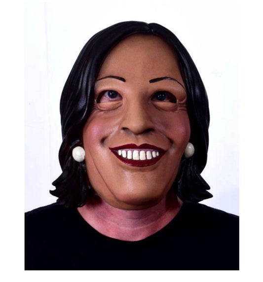 VP Kamala Harris Mask - Rubber Latex - Politician - Deluxe Costume Accessory