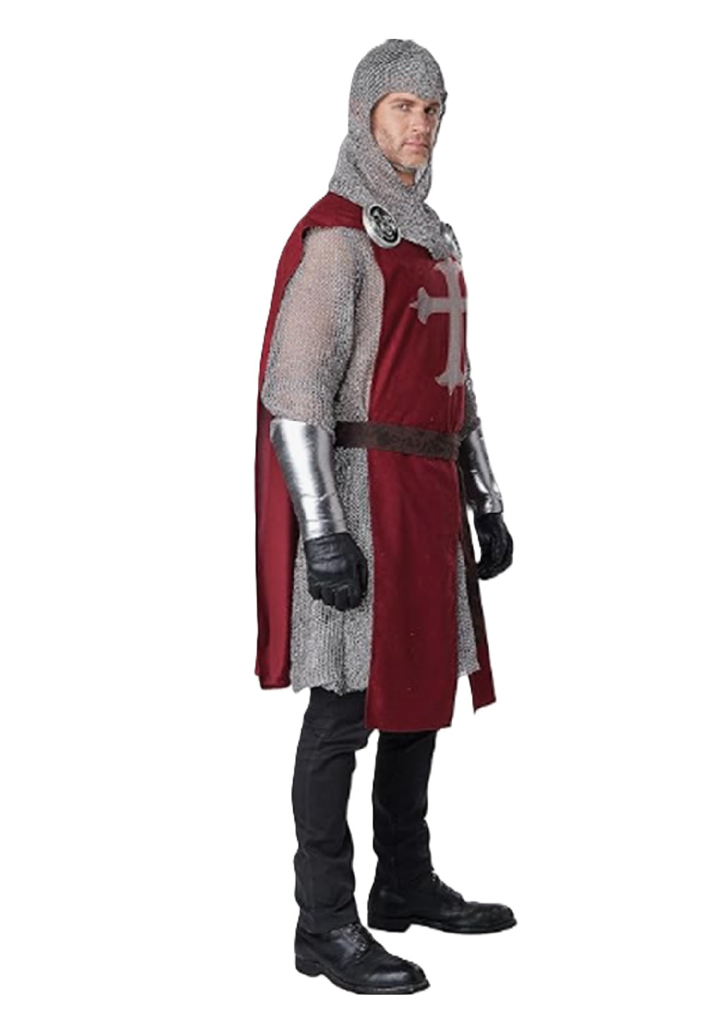 Knight Chainmail Tunic Hood - Medieval - Renaissance - Costume - Adult - 2 Sizes