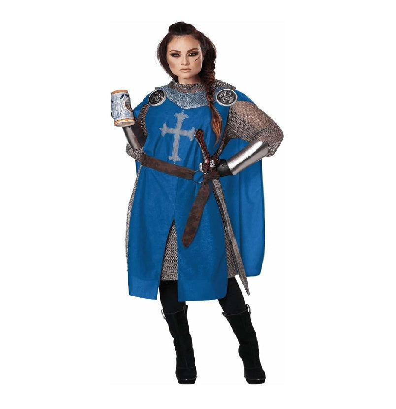 Blue Knight Surcoat - Medieval - Renaissance - Costume - Adult - 2 Sizes