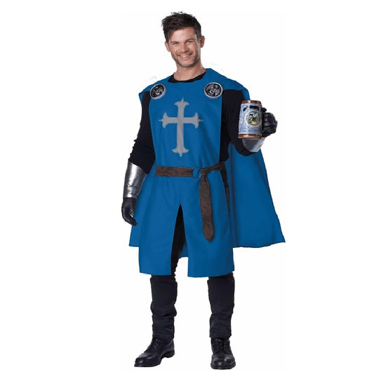 Blue Knight Surcoat - Medieval - Renaissance - Costume - Adult - 2 Sizes