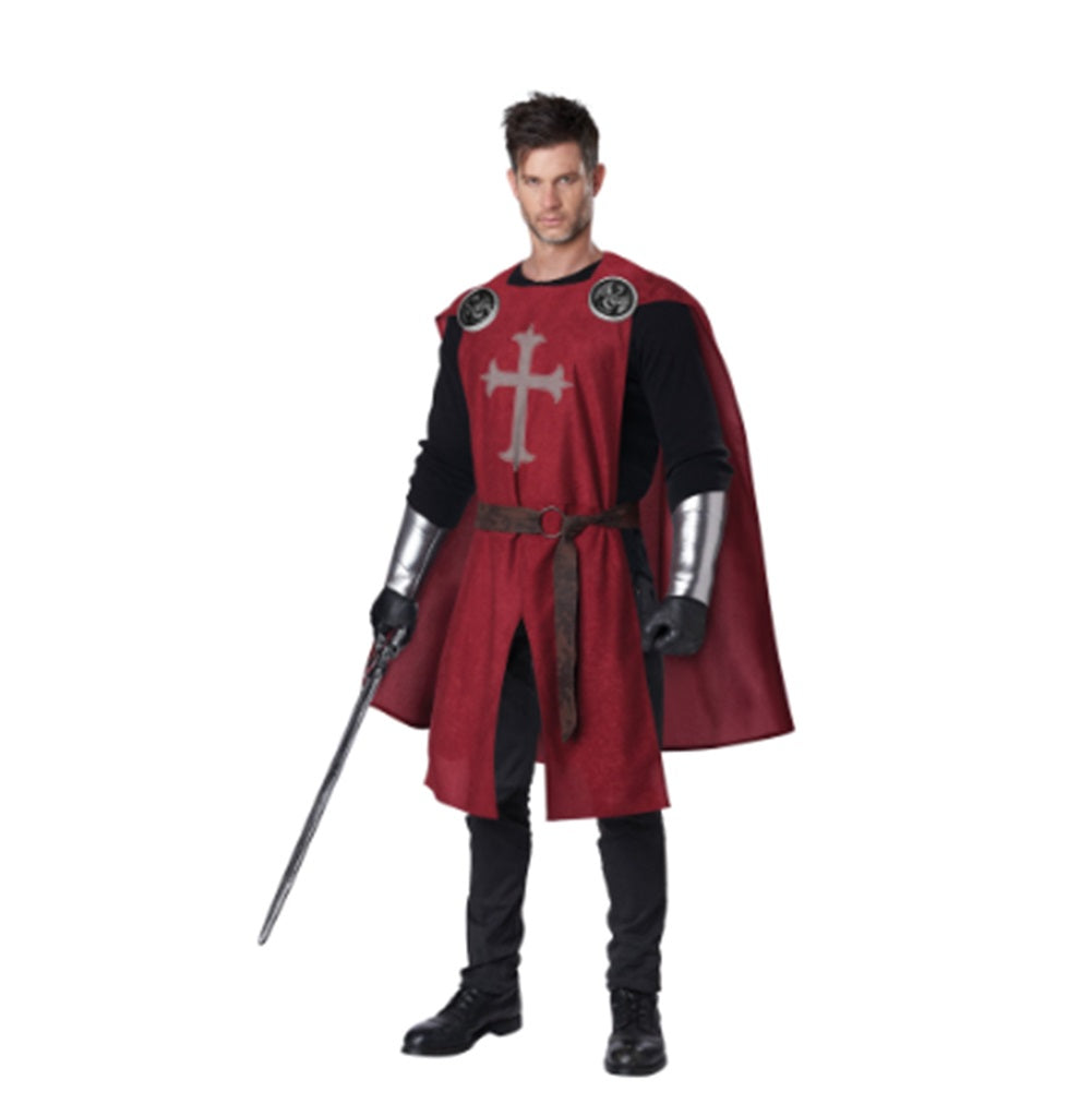 Knight Surcoat - Dark Red - Medieval - Renaissance - Costume - Men - 2 Sizes