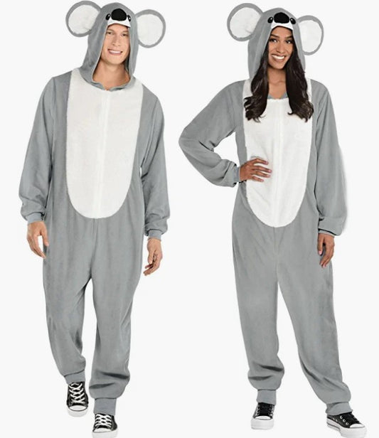 Koala - Zipster Jumpsuit - Unisex - Costume - Adult - 2 Sizes