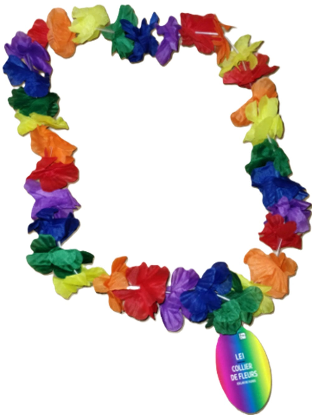 Rainbow Lei - Hawaiano - Polinesio - Orgullo - Accesorio de vestuario