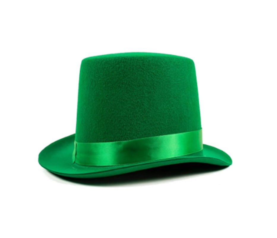 Green Top Hat - St Patrick's Day - Costume Accessory - One Size