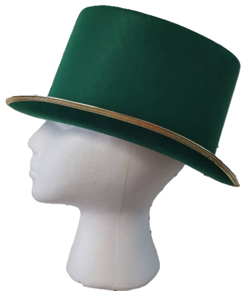 Leprechaun Top Hat - Green/Gold - St Patrick's Day - Costume Accessory - Large