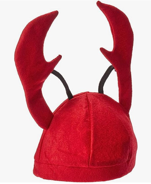 Lobster Hat - Red - Felt - Costume Accessory - Adult Teen