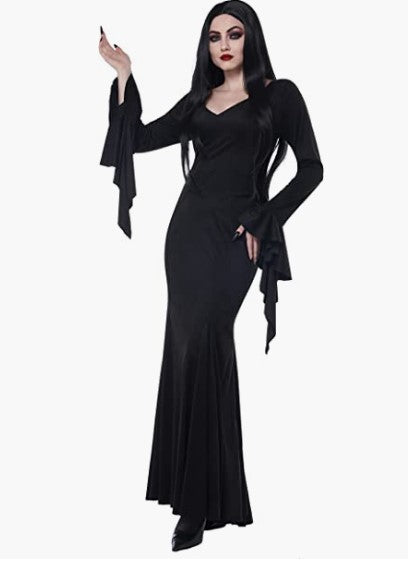 Macabre Mistress - Elvira - Morticia - Costume - Adult - 4 Sizes