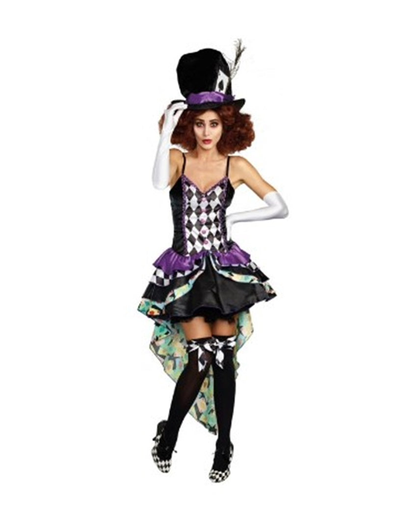 Mad Hatter Madness – Alice im Wunderland – Kostüm – Damen – 4 Größen