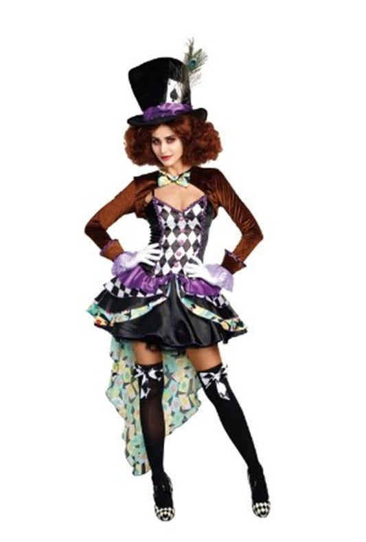 Mad Hatter Madness – Alice im Wunderland – Kostüm – Damen – 4 Größen