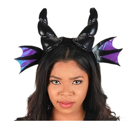 Dragon Horns/Wings Headband - Maleficent - Licensed Costume Accessory